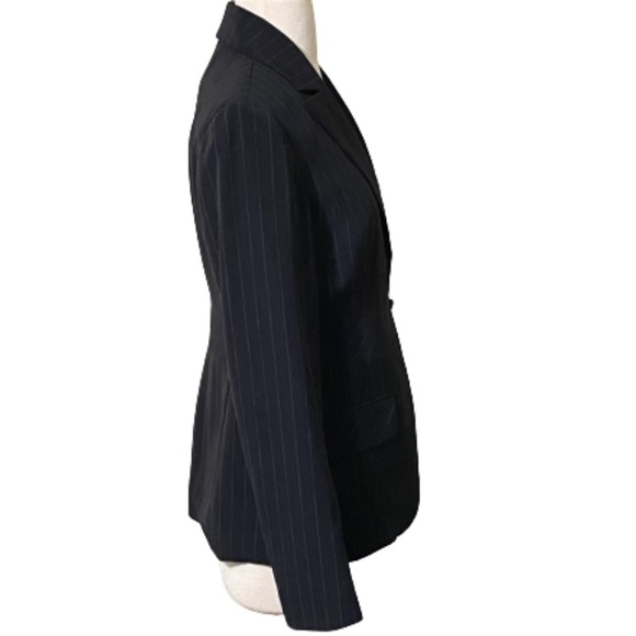 NWOT Moda International Pinstripe Jacket Size 10 - Picture 3 of 5